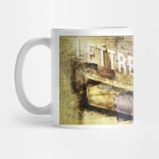 Vintage Collage of Letters and Postcards Mug